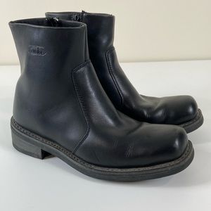 Fuda Western Motorcycle Zip Up Boots Slip Resistant men’s 9.5